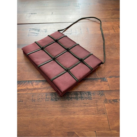 1960s Mid Century Silk Evening Bag France Retro Mod - Picture 3 of 9